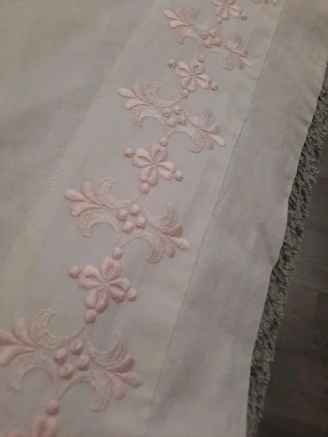 🥀Lençol plano vintage, novo em algodão. – photo 2